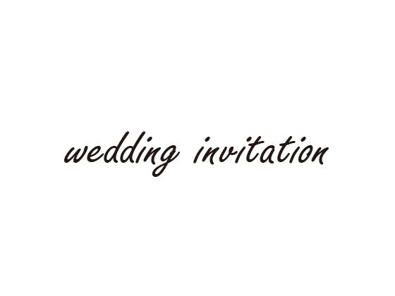 ウェディングスタンプ　メッセージ(wedding invitation)　WD-78